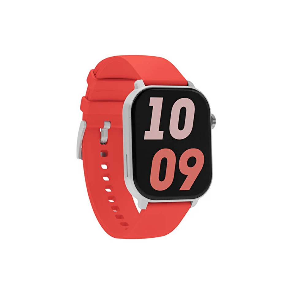 Inteya.Hiwatch Talk2.Akıllı Saat.Gri Kırmızı Kordon