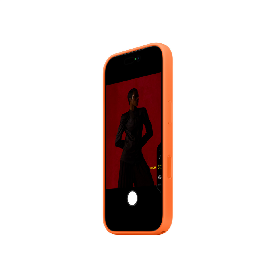 Apple.iPhone 17 Pro Silicone Case with Magsafe.Orange