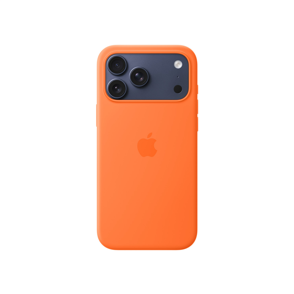 Apple.iPhone 17 Pro Max Silicone Case with Magsafe.Orange